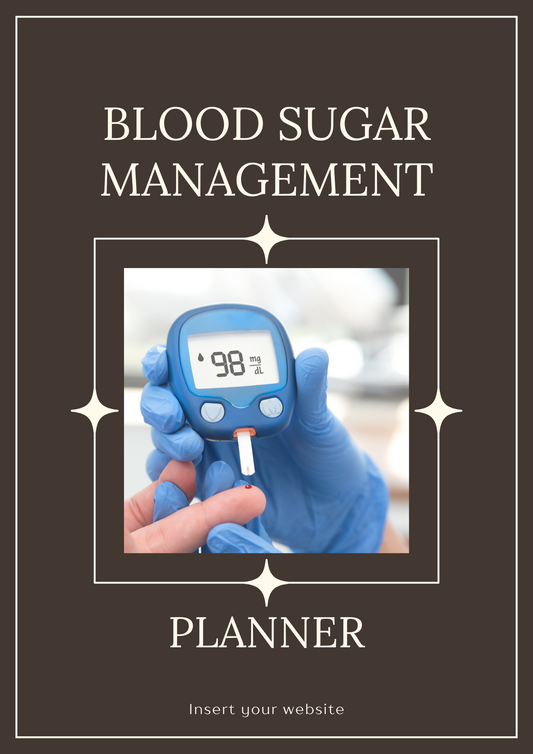 PLR Blood Sugar Management Planner