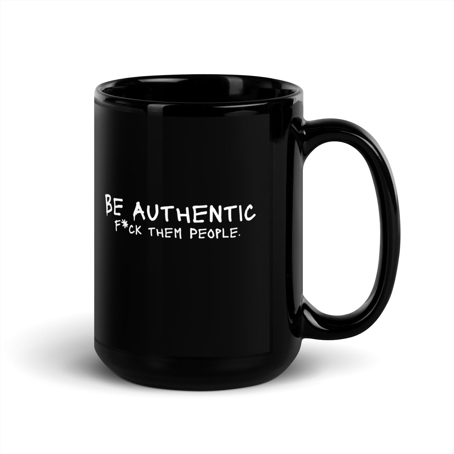 Black Glossy Mug