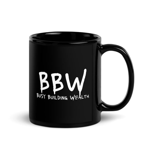 BBW Black Glossy Mug
