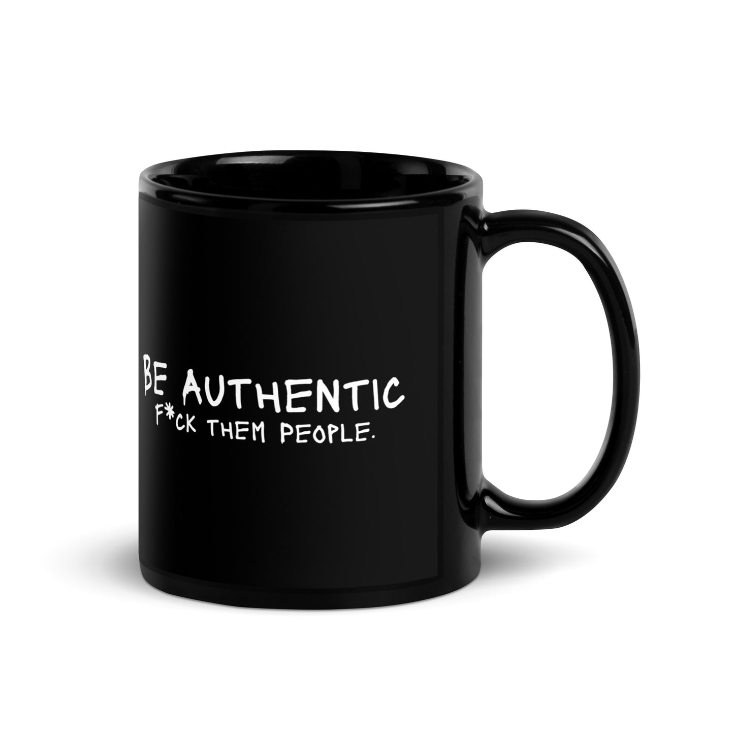 Black Glossy Mug