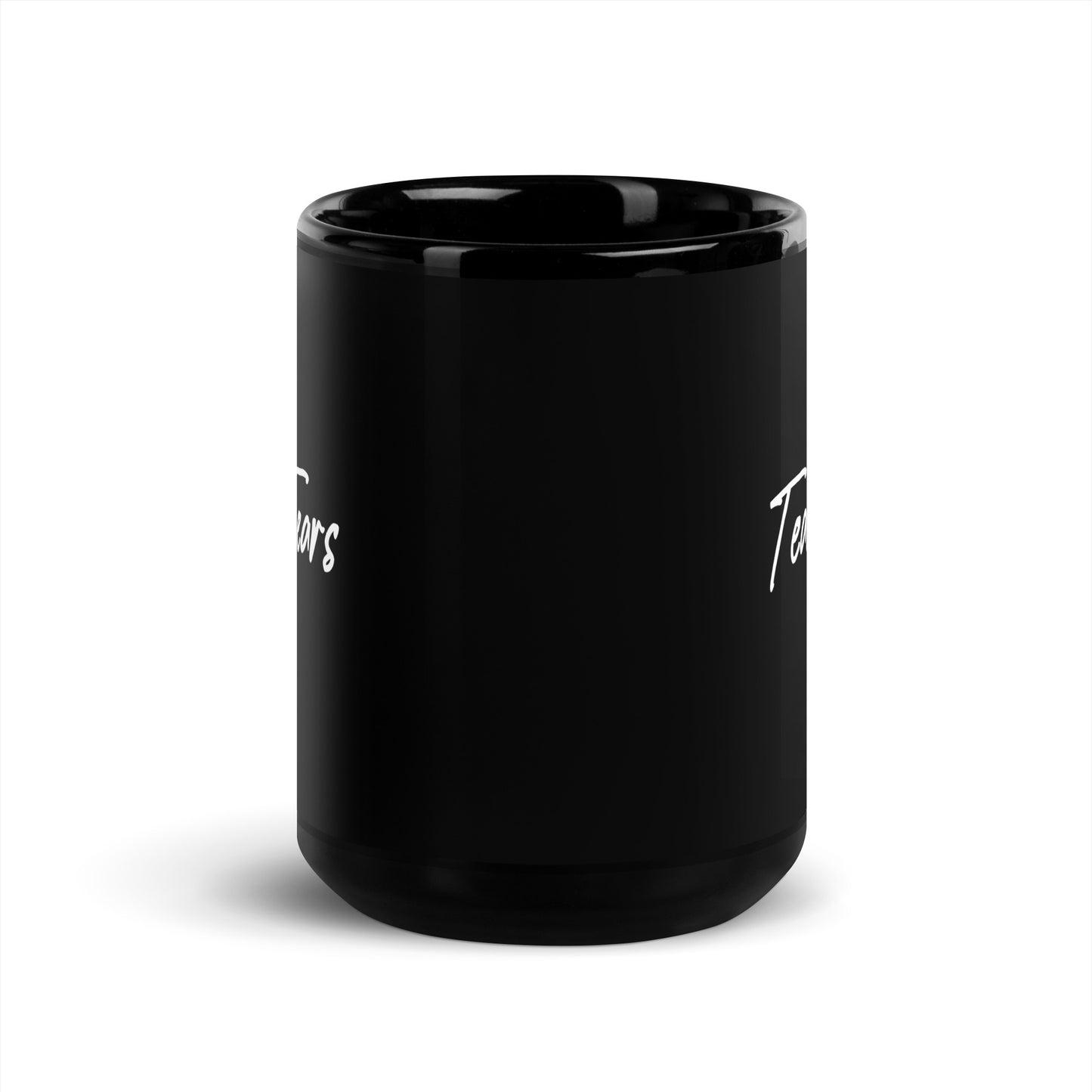 Tears Black Glossy Mug